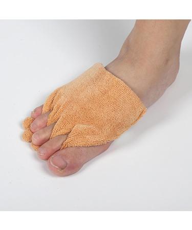 Perfeclan Toe Sleeve Protection - Durable Foot Cushions & Dividers for Geriatric Care | Comfortable Overlapping Toe Stretcher - Yellow - Buy Online on GoSupps.com