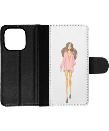 2 Pack Flip Case for iPhone 14 Pro - Fashion Girl Design - Stylish & Durable - Buy Online on GoSupps.com
