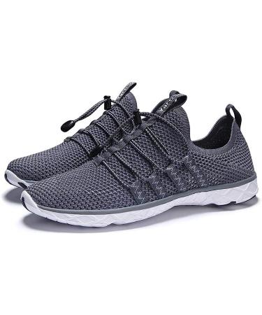 DLGJPA Men's Lightweight Quick Drying Aqua Water Shoes - Size 9.5 (19009darkgray) - Buy Online on GoSupps.com