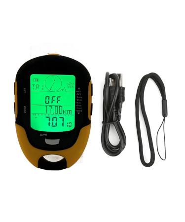 Drfeify GPS altitude meter with compass equipped with an electronic 16-azimut compass time date alarm clock flashlight function temperature and air humidity recordings