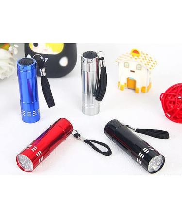 OSALADI 9 Uv Flashlight Mini Uv Nail Lamp Portabel Torch Mini Uv Touch Uv Led Flashlight Money Detector Light Mini for Nails Glow in Dark Flashlights Led Nail Lamp Portable Jewelry - Buy Online on GoSupps.com