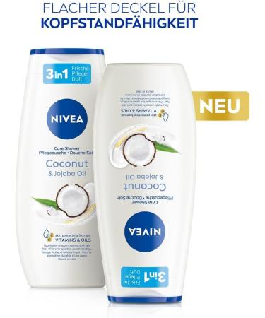 NIVEA Coconut and JojobaOil Shower Gel 250 ml - Buy Online on GoSupps.com
