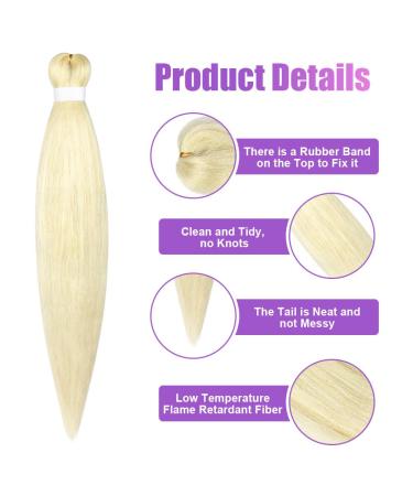 Shop Aomig Pre-Stretched Braiding Hair - 26 Inch Professional Art Fiber Extensions for Box Braids - Cream Color 1PC - Buy Online on GoSupps.com