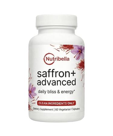 BOFEAFQ Nutribella Saffron Advanced Advanced 10-in-1 Wellness Supplement 60 Veggie Capsules Non-GMO