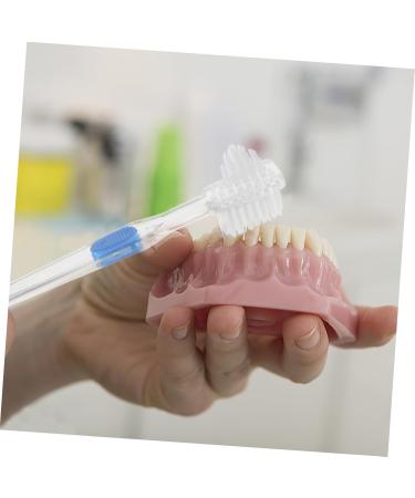 Buy TOVINANNA Extra Soft Denture Brushes - 15 Pack Double-Sided Toothbrush for False Teeth Care - Buy Online on GoSupps.com