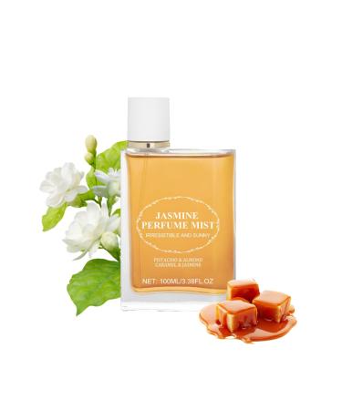 Brazilian Fragrance Jasmine & Caramel Scents Brazilian Perfume Mist for Women Hair & Body Fragrance Eau de Toilette Perfume for Women (1pc)