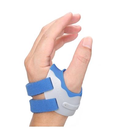 Velpeau Thumb Support Brace - CMC Joint Stabilizer Orthosis, Spica Splint for Osteoarthritis, Instability, Tendonitis, Arthritis Pain Relief for Women Men, Comfortable, Adjustable (Left Hand-Medium) Medium Left Hand