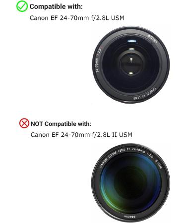 Canon EF 24-70mm f/2.8L USM Lens Hood | Replaces EW-83F | 77mm Filter & Lens Cap Compatible - Buy Online on GoSupps.com