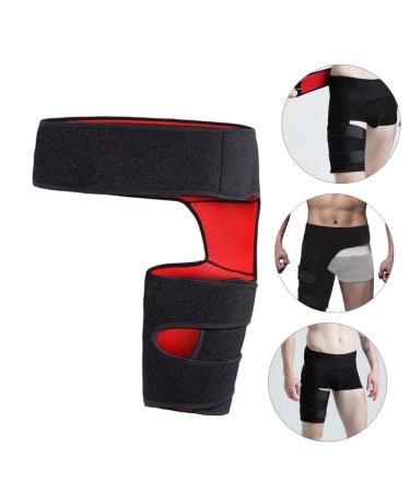 FRCOLOR Waist Fixed Leggings & Lumbar Support Brace Breathable Thigh Protection for Men & Women Red Body Sculpting Thigh Belt - Buy Online on GoSupps.com