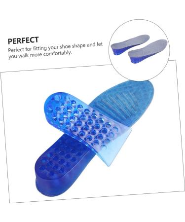 NOLITOY Height Increasing Insoles - Silicone Heel Inserts for Boosted Comfort & Support | Detachable Cushion Lifting Pads for Sports Shoes - Buy Online on GoSupps.com