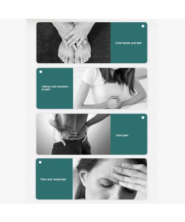 Portable Smoke-Free Moxa Box | Moxibustion Treatment Device for Waist Neck Knee Shoulder & Back - Eco-Friendly Green Fabric Pocket - Buy Online on GoSupps.com