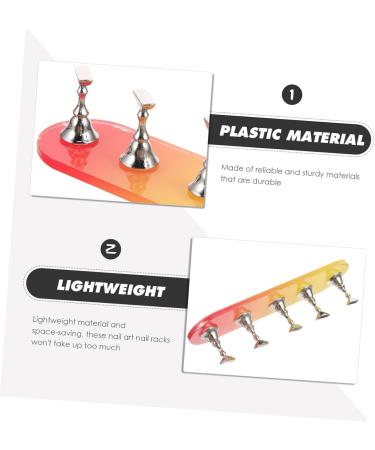 FRCOLOR 3 Sets Nail Practice Holder Beauty Nail Racks Nail Display for Nail Art Decorative Nail Stands Practice Nail Stands Fake Nail Holder Plastic Creative Nails Magnetic - Buy Online on GoSupps.com