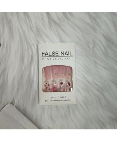Halloween Press On Nails - Long Coffin Designs Ghost Pumpkin & Spider Web 24 Pcs - Cute Full Cover Fake Nails with Glue for Women & Girls - Buy Online on GoSupps.com