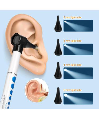 Healifty Otoscope with Light - Portable Diagnostic Ear Care Device for Children Adults & Pets | Includes 4 Covers | No Battery Required - Buy Online on GoSupps.com