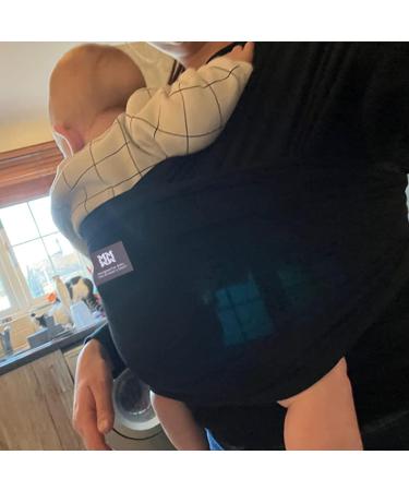 Bebamour Newborn All in 1 Stretchy Baby Carrier Sling - 0-16KG Cotton Wrap - Black - Buy Online on GoSupps.com
