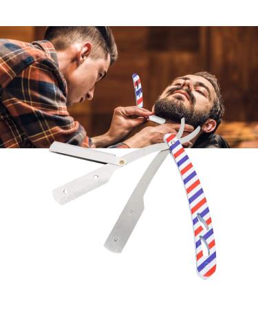 Professional Barturaser - Stainless Steel Foldable Men's Razor for Hair & Face | Perfect Red & White Shaver - Buy Online on GoSupps.com