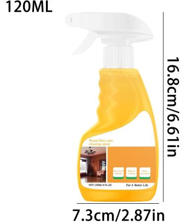 Shakven Hardwood Floor Cleaner Solution Concentrated Multi Surfaces Cleaner | 120ml Floor Polisher Mist All Purpose Cleaner Household Supplies for Floor Brightening  - Buy Online on GoSupps.com