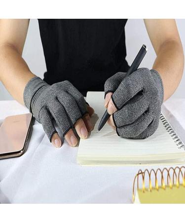 Compression Gloves Comfortable Non Slip Arthritis Gloves 2 Pair Fingerless Gloves for Carpal Tunnel Wrist Support Rheumatoid Osteoarthritis Pain Relief Computer Typing (Color : M) - Buy Online on GoSupps.com