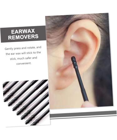TOVINANNA 200pcs Ear Wax Removal Tools Disposable Ear Cleaning Sticks Adhesive Remover Gentle Spiral for Sanitary and Easy to Use - Buy Online on GoSupps.com