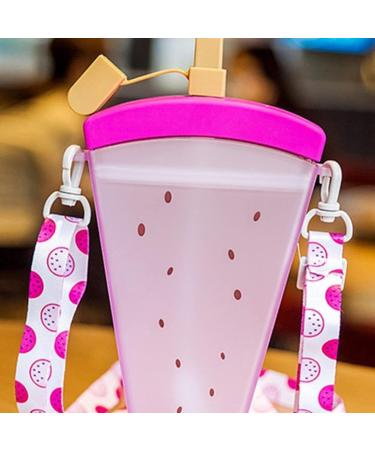 Yiifunglong 320ml Sports Water Bottles Travel Water Jug Fruit Shaped Ice Lollipop Water Bottle Easy to Carry Water Bottle with Straw for - Buy Online on GoSupps.com
