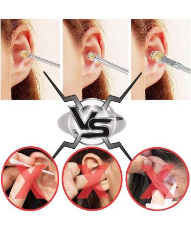 Stainless Steel Ear Wax Removal Kit - 5 Pcs Ear Pick & Curette Set with Storage Box - Buy Online on GoSupps.com