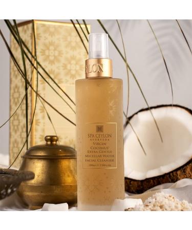 SPA CEYLON Virgin Coconut Extra Gentle Micellar Water Facial Cleanser - 100ml | Buy Internationally for Glowing Skin - Buy Online on GoSupps.com