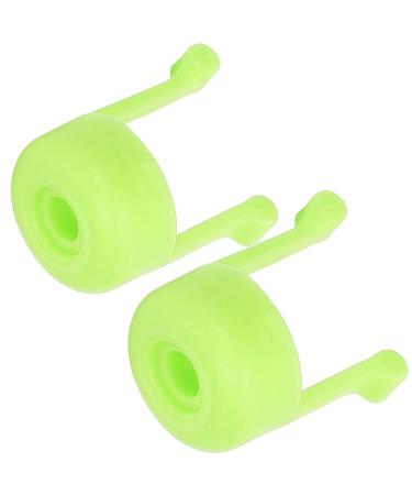 Eyedrop Guide Aid: 2pcs Bottle Dispenser & Holder Bracket - Reusable Green Device for Easy Eye Drops Application - Buy Online on GoSupps.com