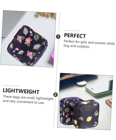 Cabilock 4pcs Sanitary Napkin Storage Bag Set - Travel Toiletry Bags for Women + Wallets. Red Purses & Period Pad Holder for School, Nursing, and Travel - Buy Online on GoSupps.com