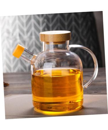 MAGICLULU Glass Container with Lid Oil Storage Can Grease Container Glass Terrarium with Lid Olive Oil Bottle Dispenser Glass Containers with Lids Oil Dispenser High Borosilicate Ceramics medium As Shown - Buy Online on GoSupps.com