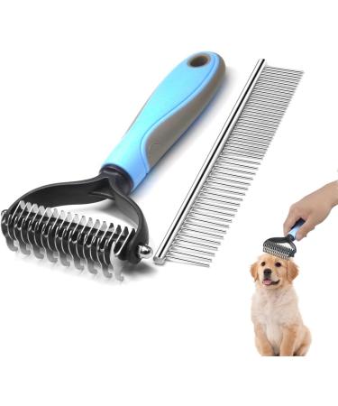 TOSCOS 2PCS Undercoat Rake For Dogs Cats Dematting Tool Pet Pro Grooming Tools Brush Dematting Comb For Cat Dog