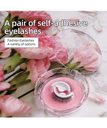 Self Adhesive False Eyelashes 1 Pair - Reusable, Natural Look, No Glue Needed (Classical Nature) - Buy Online on GoSupps.com