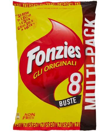 Fonzies 160 fonzies 23 g corn snack with cheese 184 g in 20 for 8 x 23 g bags