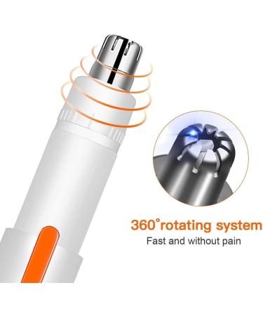 Professional Painless Nose Hair Trimmer for Men & Women | USB Rechargeable Waterproof & Dual Edge Blades - Buy Online on GoSupps.com