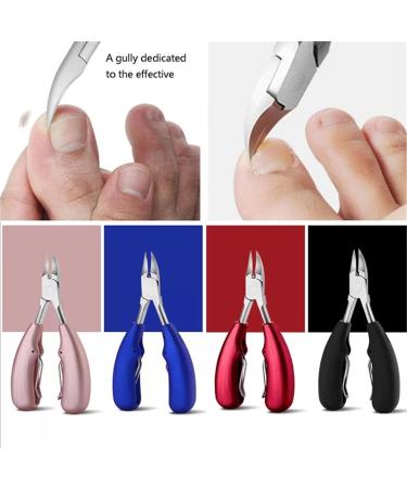 Nail Clipper for Thick Nails Toe Nail Clippers Ingrown Toenail Podiatry Correction Nippers Cuticle Cutters Cut Paronychia Pedicure Manicure Foot Care Tool (Color : Blue) - Buy Online on GoSupps.com