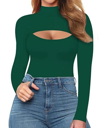 iOoppek Fast Weight Loss Short Sleeve Body for Women - Extreme Tummy Control & Thigh Slimming - Green M - International Shipping Available - Buy Online on GoSupps.com