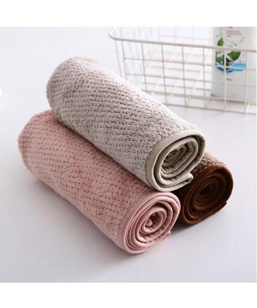 2-Pack Microfiber Hair Towels | Soft Pink & Khaki Shower Hood Head Wrap & Sleeping Cap for Women & Girls - Super Absorbent & Fluffy Fleece - Buy Online on GoSupps.com