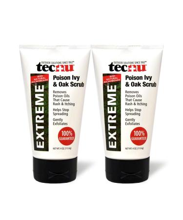Tecnu Extreme Poison Ivy  Oak ScrubRemoves Toxin from Skin That Causes Poison Ivy and Poison Oak Rash 4-Ounce Tube (Pack of 2)