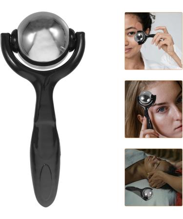 Patkaw Stainless Steel Facial Scooter & Ice Cream Cooling Ball Roller - Face & Eye Massager for Swelling Relief - Buy Online on GoSupps.com