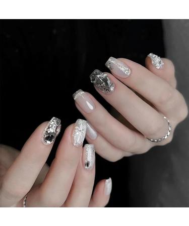 NICENEEDED 12 Strips Metal Nail Art Chains Nail Jewelry Chains with Box Alloy Nail Chains Punk Nail Charms Nail Ornaments Nail Jewels Nail Art Studs for Manicure Decoration - Buy Online on GoSupps.com