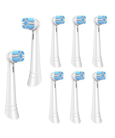 Spacever upright toothbrushes compatible with oral b io electric toothbrush Series 10 9 8 7 6 5 4 3 8 pieces of plug -in brushes brush heads essays white - Buy Online on GoSupps.com