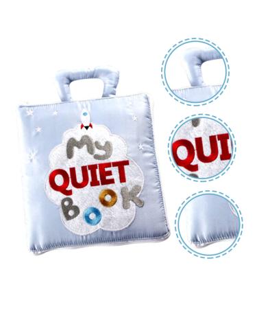 Buy Abaodam 4-Piece Functional Book Travel Toys - Interactive Busy Books for Toddlers & Babies - Soft Fabric Educational Toys - Buy Online on GoSupps.com