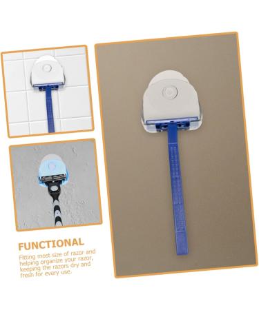Buy CIMAXIC 10 ST Razor Holder Suction Cup Hooks for Bathroom & Shower | Best Shaving Organizer - Buy Online on GoSupps.com