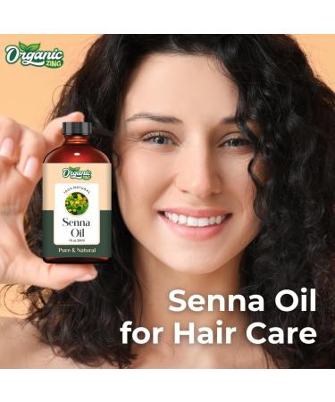 Organic Zing Senna Oil Cosmetic Grade (30 ml / 1.01 fl oz) - Botanical Oil for Skin Care Hair Blends & DIY Formulations - Buy Online on GoSupps.com