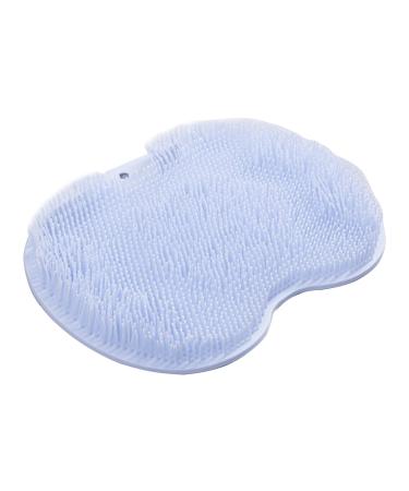 Foot massager Schrubber improves the foot circuit calms tired painful feet peel and massages your feet without bending shower-foot scrubber matte with toe brush for the blue