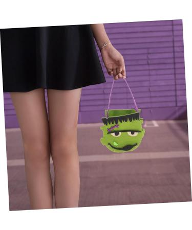 Alipis 4pcs Halloween Candy Bag Decor Halloween Treat Bag Pumkins Children Bucket Modeling Felt Cloth - Buy Online on GoSupps.com