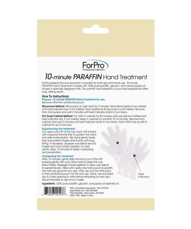 ForPro 10-Minute Paraffin Hand Treatment Gloves - Fragrance Free, One Pair | Spa and Home Use - Buy Online on GoSupps.com