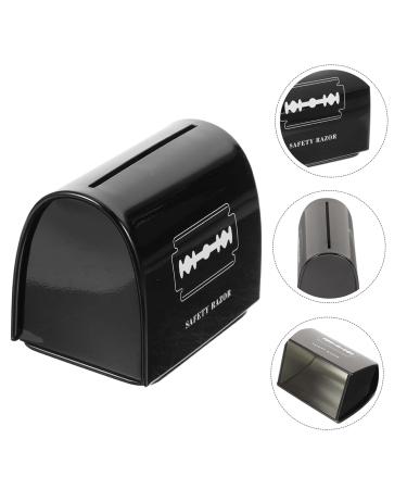 Hapinary Razenklingen Bank Disposal Case - Metal Blade Dispenser & Container | Trustproof Steel for Safe Blade Disposal - Buy Online on GoSupps.com