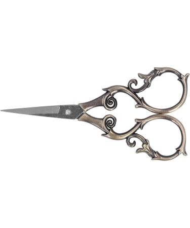 Retro Scissors Stainless Steel Gourd Shape DIY Vintage Small Embroidery Cutting Tools Bronze - Buy Online on GoSupps.com