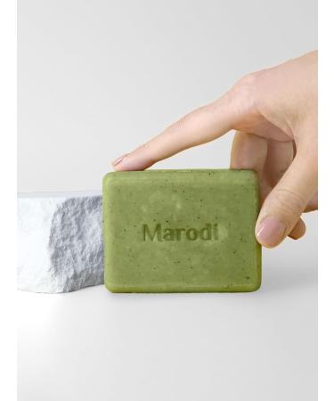 Marodi Body Scrub Bar Soap 7 Oz (200g) Korean Exfoliating Body Wash Bar with Green Tea & Centella Extract Subtle Fruity Citrus Scent Deep Cleaning Moisturizing & Refreshing Sunrise Mist - Buy Online on GoSupps.com