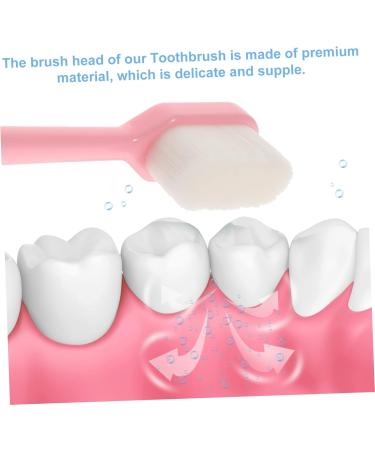 Angoily 8 Pcs Soft Toothbrush Set - Travel-Friendly Small & Gentle Soft Fur Bristles for Sensitive Teeth - Buy Online on GoSupps.com